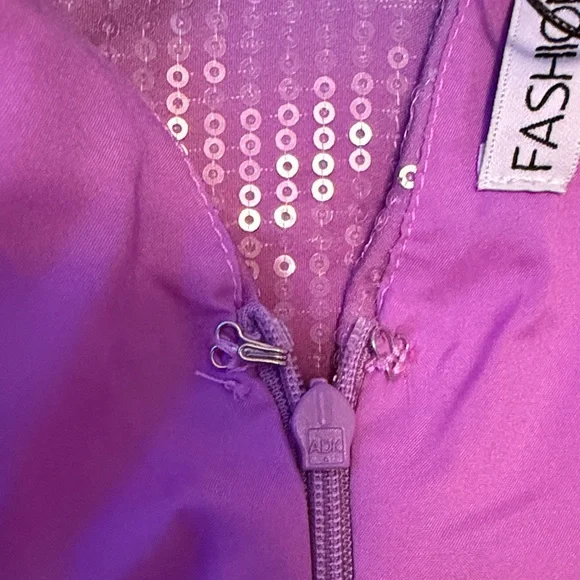 Fashion Nova women’s small rainbow Sequin Mini Dress - Picture 10 of 16